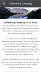 Mobile Screenshot of cederbergcamping.com